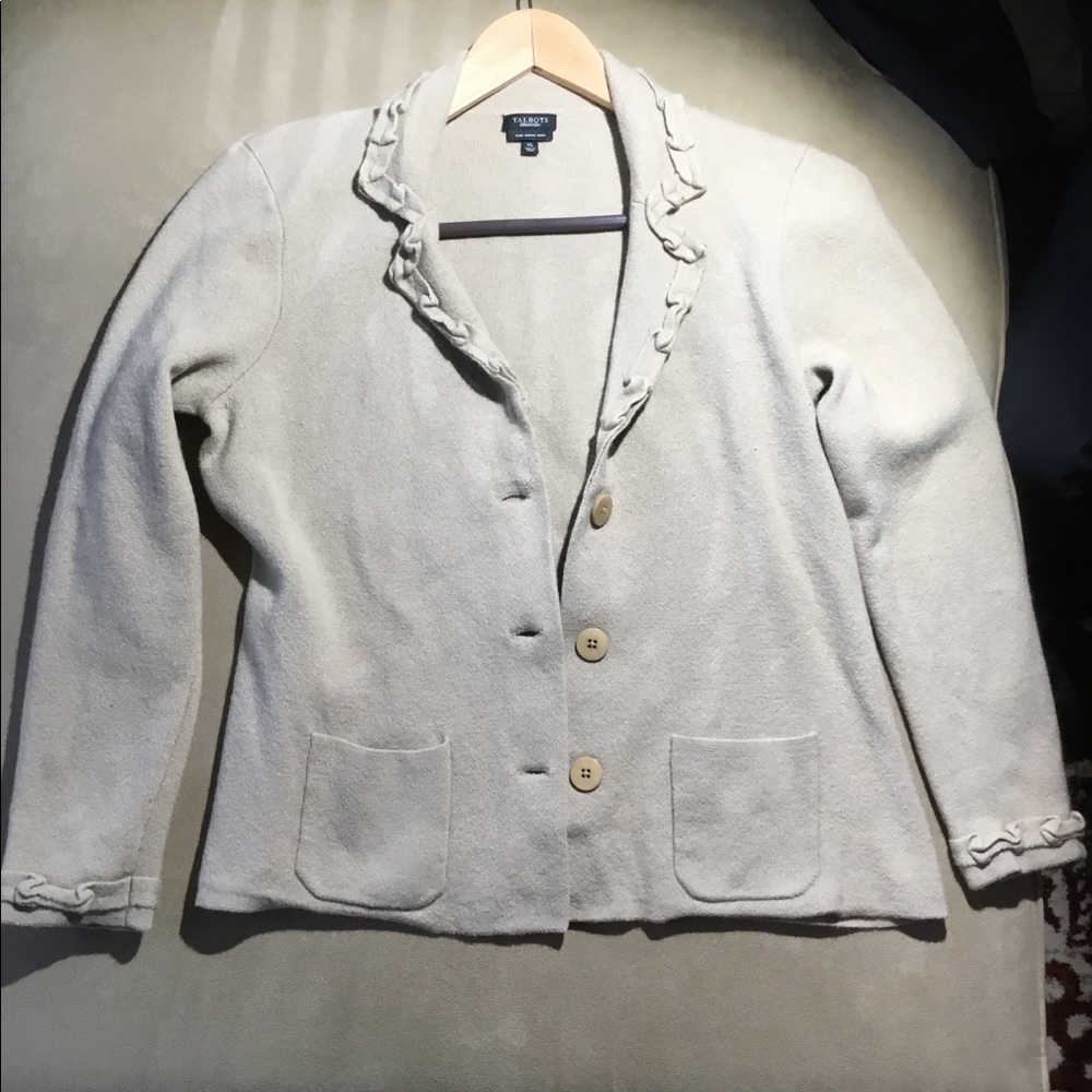 TALBOT’s Sweater Jacket!